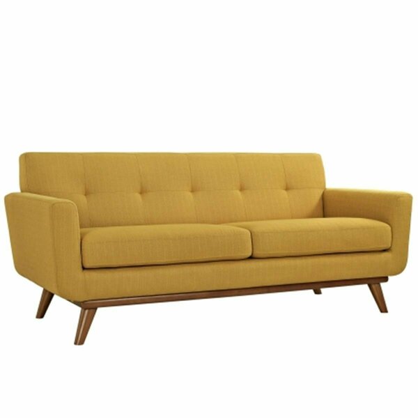 East End Imports Engage Upholstered Loveseat- Citrus EEI-1179-CIT